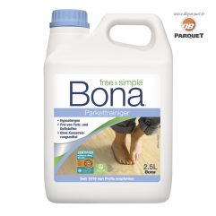 Free & Simple Nettoyant Hypoallergénique de Bona Bidon de 2,5 Litres pour recharger la cartouche du balai Spray mop