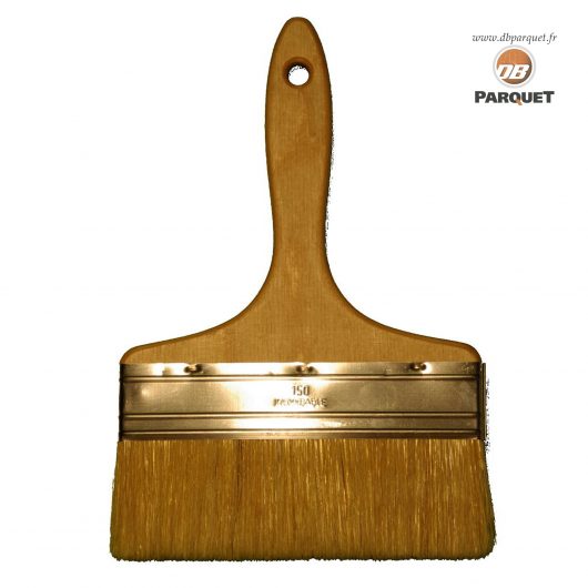 Spalter inox. Largeur de 15cm, manche en bois, soies naturelles.